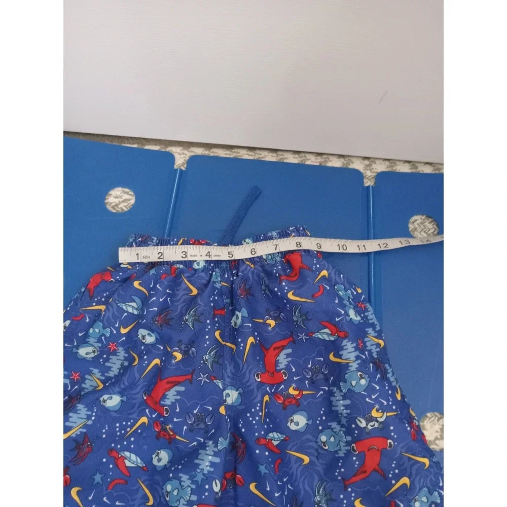 Nike‎ Little Boys Sea Friends Lap Volley Shorts Size Small Swim Trunks..
